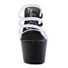 Shots Up Ultra High Heel Clear Straps Sandals - VacationGrabs