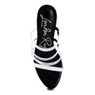 Shots Up Ultra High Heel Clear Straps Sandals - VacationGrabs