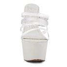 Shots Up Ultra High Heel Clear Straps Sandals - VacationGrabs