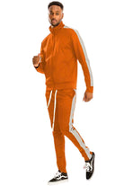 Single Stripe Solid Track Suit - VacationGrabs