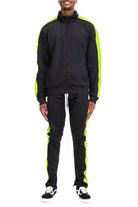 Single Stripe Solid Track Suit - VacationGrabs