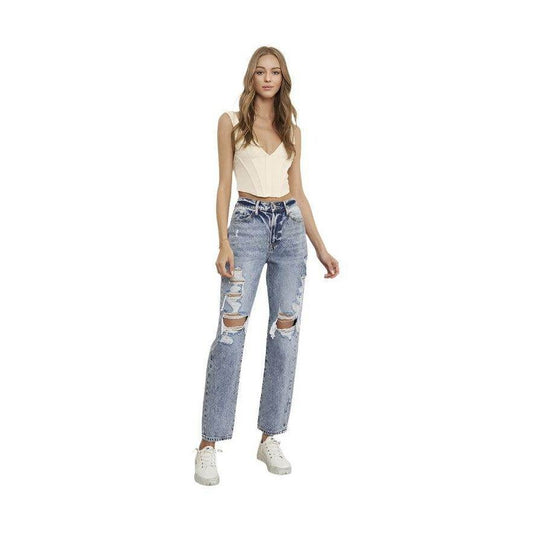 Slim Boyfriend Jeans - VacationGrabs