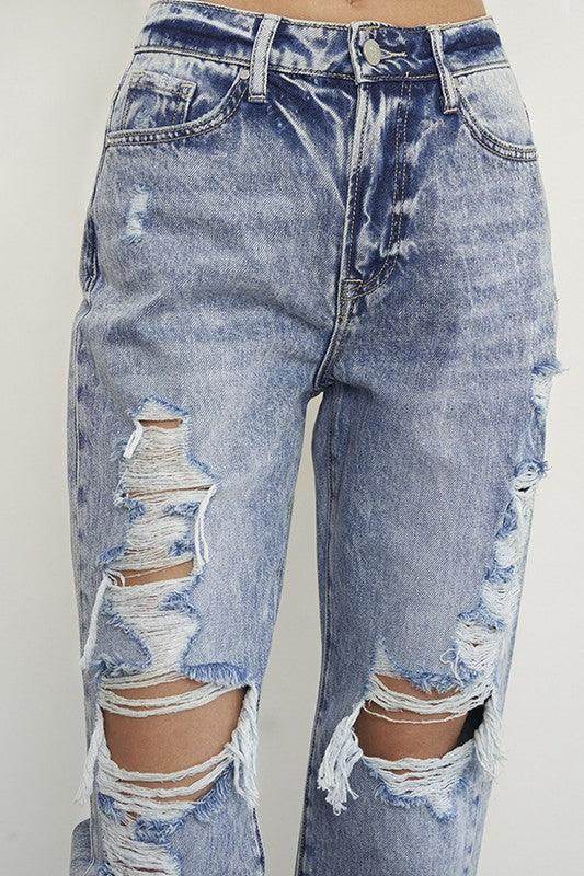 Slim Boyfriend Jeans - VacationGrabs