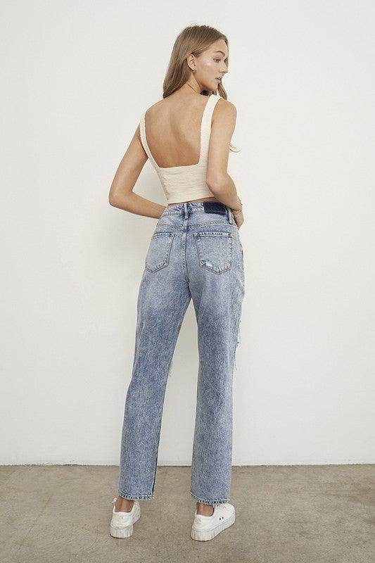 Slim Boyfriend Jeans - VacationGrabs