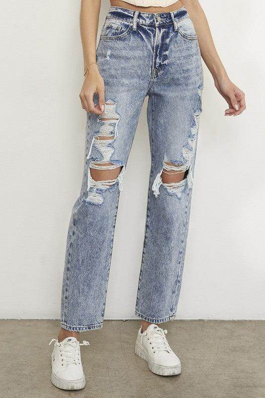 Slim Boyfriend Jeans - VacationGrabs