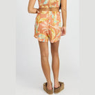 Smocked Waist Floral Shorts - VacationGrabs