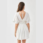 Smocked Waist With Tassel Strap Dress - VacationGrabs