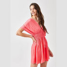 Smocked Waist With Tassel Strap Dress - VacationGrabs
