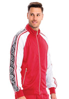 Snake Side Print Track Jacket - VacationGrabs