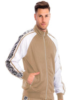 Snake Side Print Track Jacket - VacationGrabs