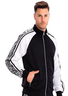Snake Side Print Track Jacket - VacationGrabs