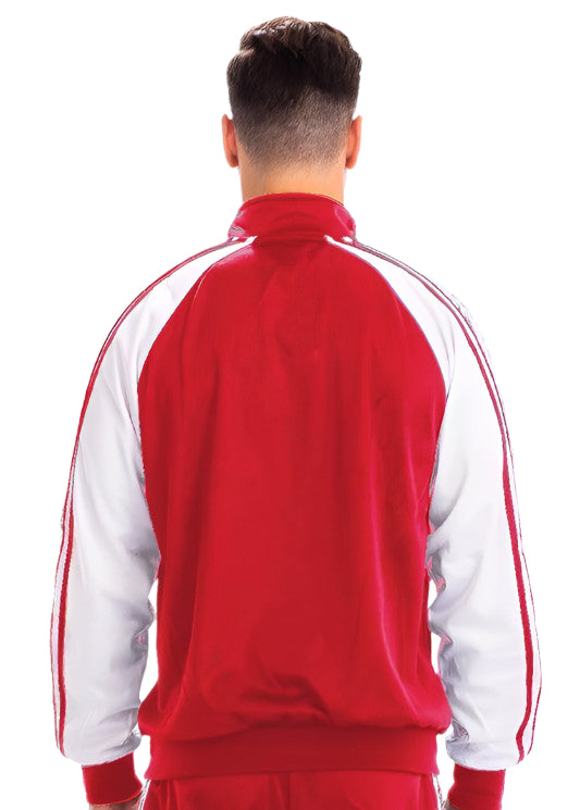 Snake Side Print Track Jacket - VacationGrabs