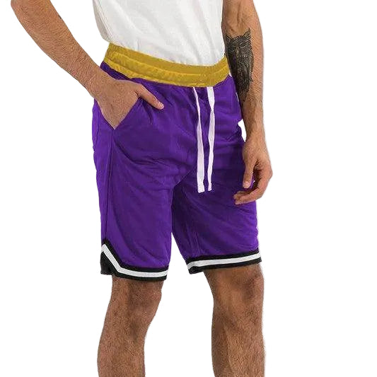 Solid Athletic Basketball Sports Shorts - VacationGrabs
