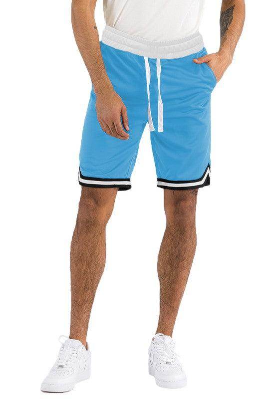 Men's Shorts Solid Athletic Basketball Sports Shorts