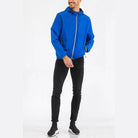Solid Hooded Lightweight Windbreaker Jacket - VacationGrabs