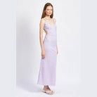 Emory Park Spaghetti strap midi dress in lilac with a sleek design and side cutouts