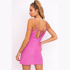 Strap Detail Mini Dress - VacationGrabs