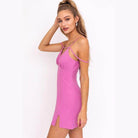 Strap Detail Mini Dress - VacationGrabs