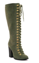 Street-Slay Antique Heeled Calf Boot - VacationGrabs