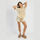 Striped Crochet Shorts - VacationGrabs