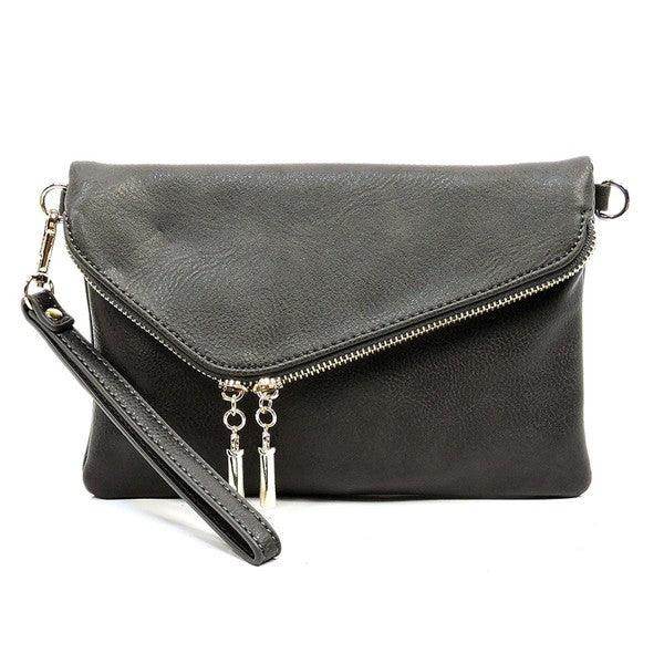 Fashion World stylish handbag for vacation with a sleek design and detachable wrist strap