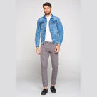 Blue Age stylish jean jackets for men, featuring a classic fit and faded wash, perfect for casual wear.