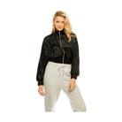 Andante USA Stylish Travel Jacket in Black with Cropped Design and Zip Front