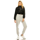 Andante USA stylish travel jacket in black, perfect for casual outings and travel comfort.