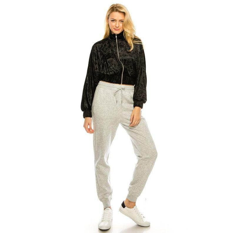 Andante USA stylish travel jacket in black, perfect for casual outings and travel comfort.