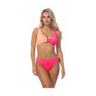 Beach Joy Bikini stylish vacation bikini set in pink and peach color two-piece swimwear for women