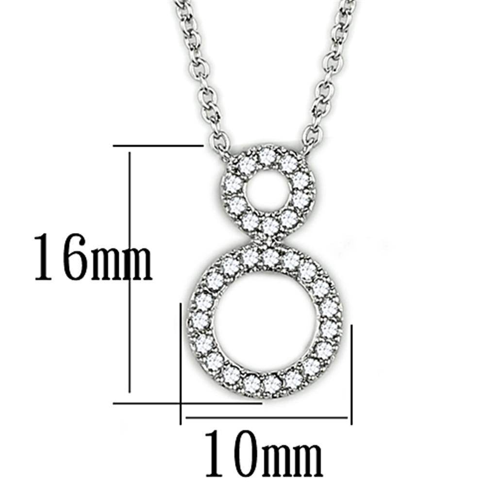 Stylish vacation jewelry for women featuring a sparkling silver circle pendant necklace with detailed measurements