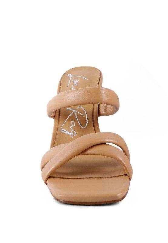 Rag Company stylish vacation sandals with a modern strappy design in a neutral color