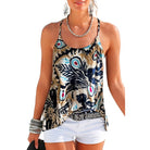 YNIQUE Women's Tank Top with a Colorful Print, Ideal for summer casual tops for women