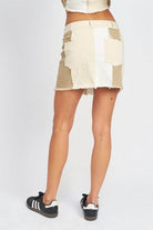 Emory Park Women's Summer Fashion Skirts in a stylish patchwork design, perfect for casual outings