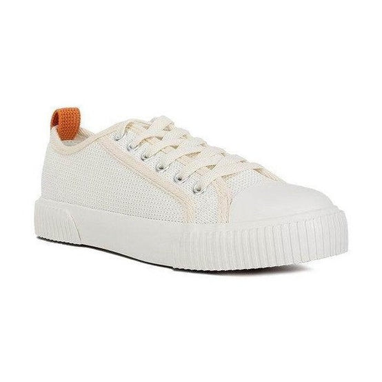 Sway Chunky Sole Knitted Textile Sneakers - VacationGrabs