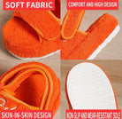 Red Iphigenia thick bottom casual sandals with soft fabric and non-slip sole design for comfort