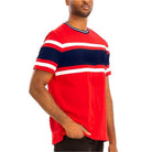 Mens Cotton T-Shirts With Three Stripes - VacationGrabs