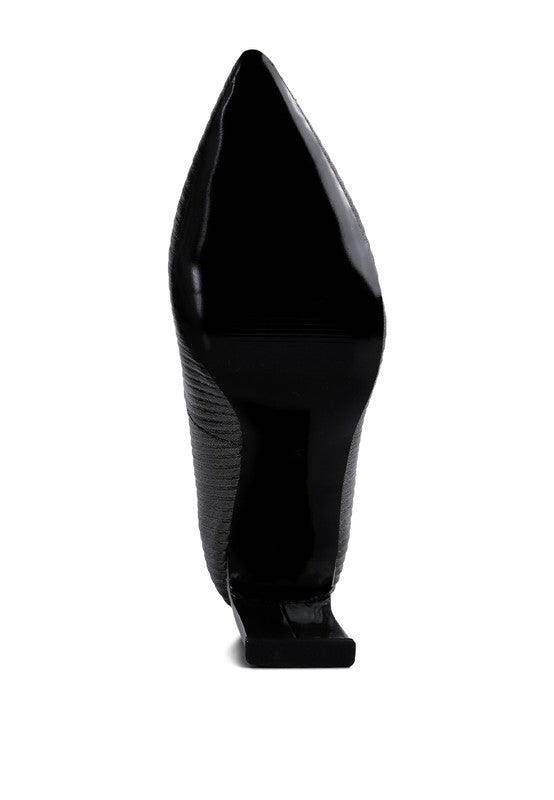 Tickles Italian Block Heel Pumps - VacationGrabs