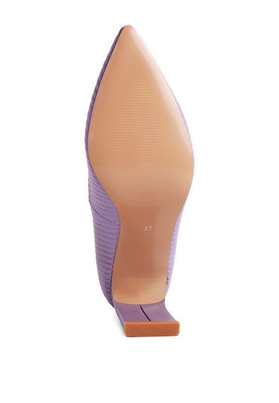 Tickles Italian Block Heel Pumps - VacationGrabs