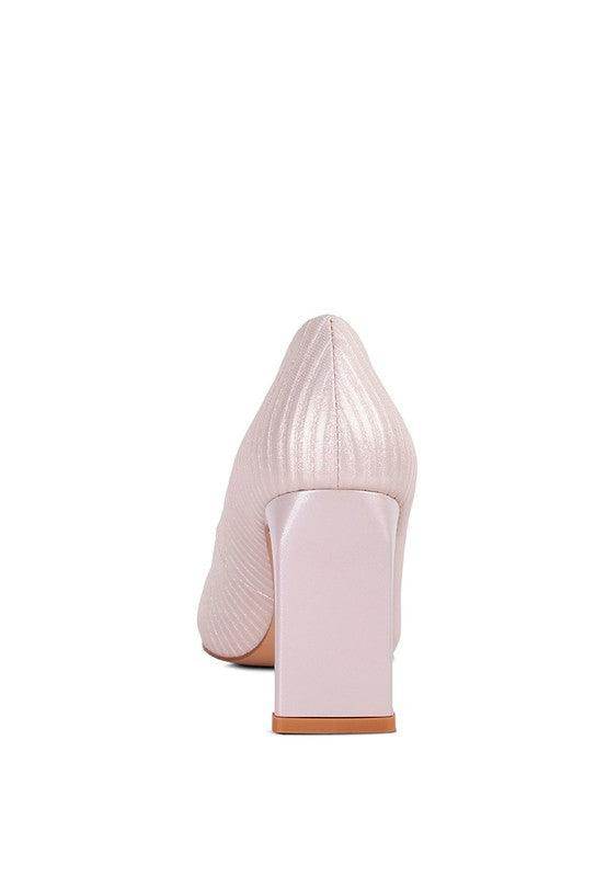 Tickles Italian Block Heel Pumps - VacationGrabs