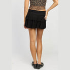 Tiered Ruffle Mini Skort - VacationGrabs