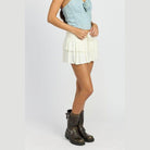 Tiered Ruffle Mini Skort - VacationGrabs