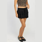Tiered Ruffle Mini Skort - VacationGrabs
