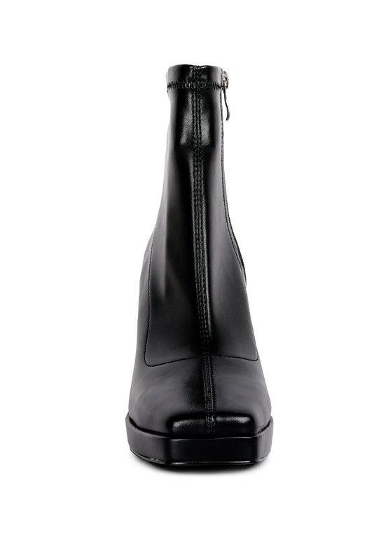 Women's Shoes - Boots Tintin High Heeled Square Toe Ankle Boots