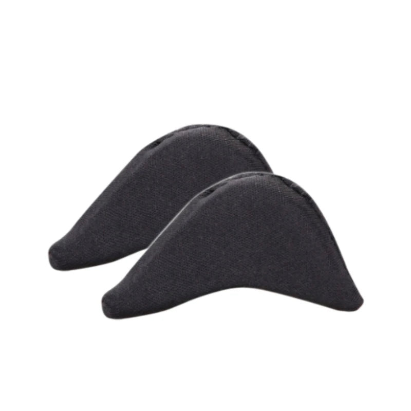Toe plug soft half insoles in black for comfort and support