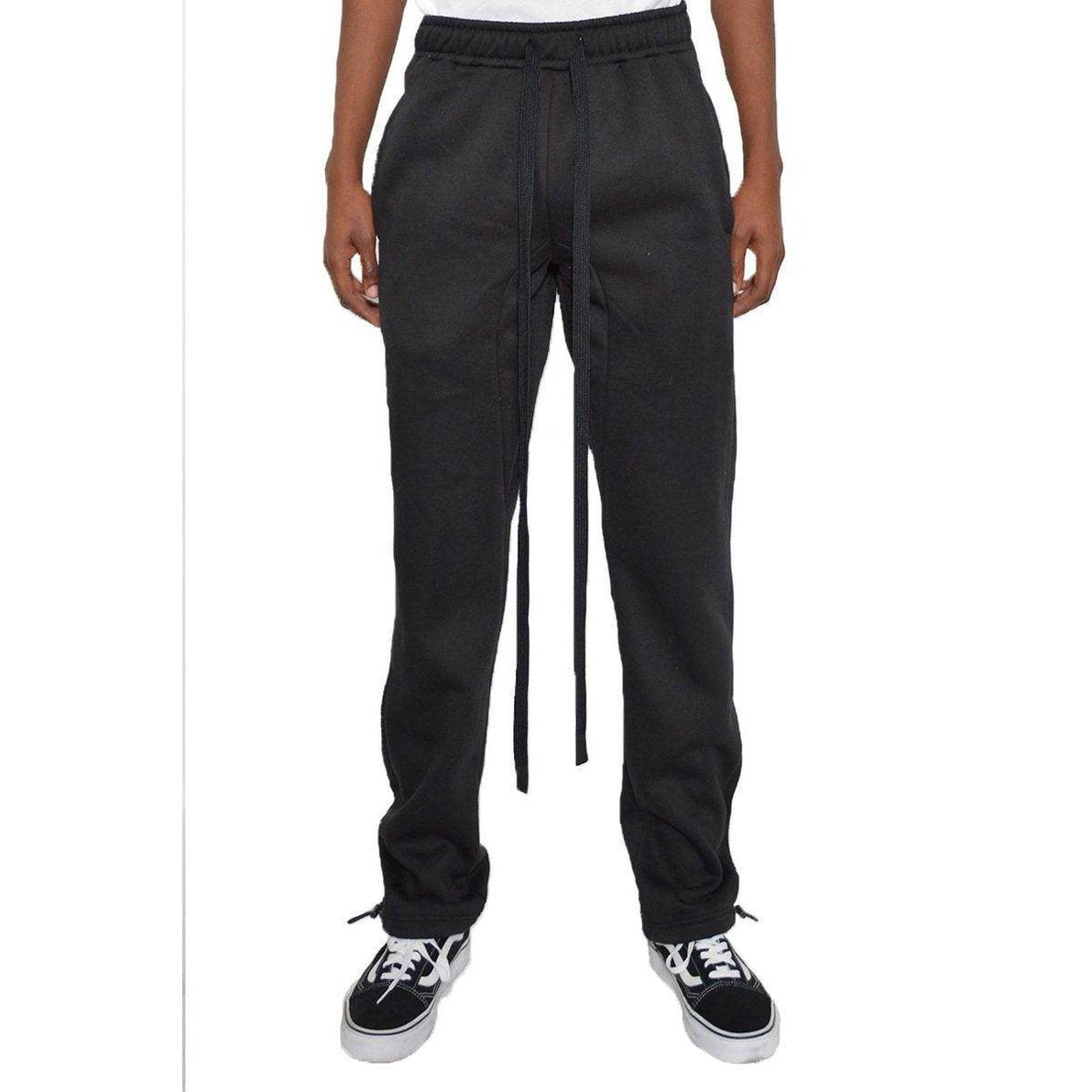 Men's VacationGrabs toggle sweats for men in black with adjustable drawstring waist for comfort
