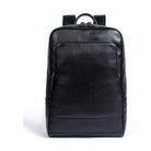 Stylish black leather backpack from VacationGrabs, perfect travel backpack for men and women.