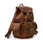 Travel Backpacks Leather Knapsack School Casual Daypack - VacationGrabs