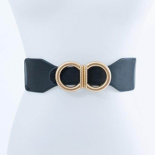 Bella Chic trendy vacation belt with a stylish gold buckle design for women's fashion