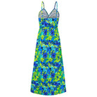 Twisted Printed V-Neck Cami Dress - VacationGrabs